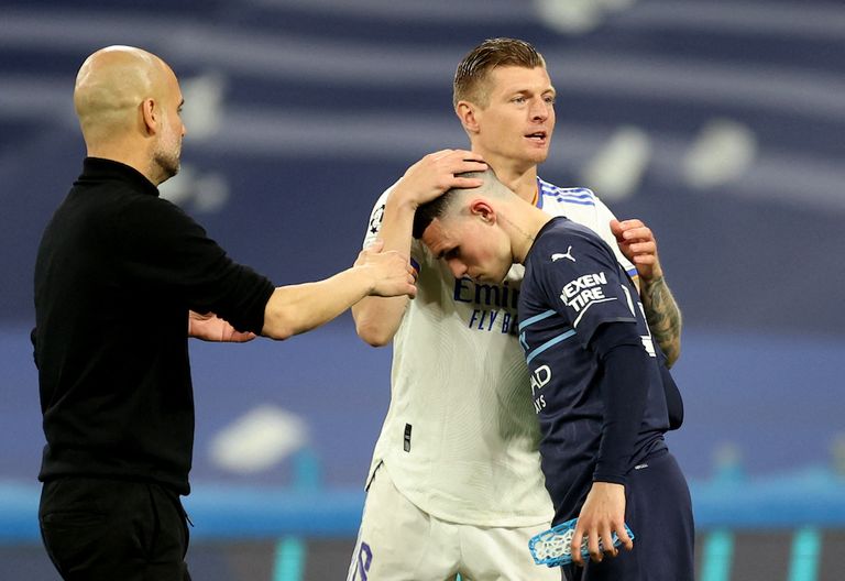 ريال مدريد ضد مانشستر سيتي بيب جوارديولا