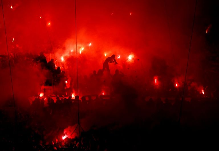 لافتة جمهور مارسيليا