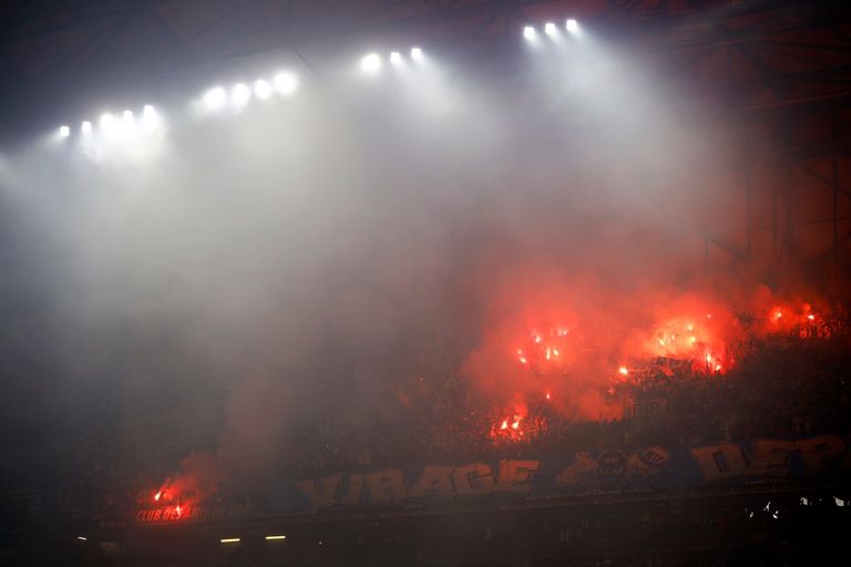 لافتة جمهور مارسيليا