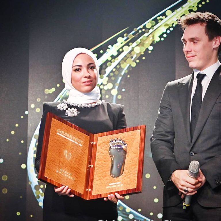 جوائز محمد صلاح: جائزة القدم الذهبية صلاح مع جائزة هداف الدوري الإنجليزي