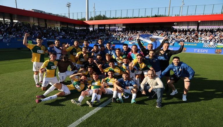 من مباراة برشلونة وساباديل