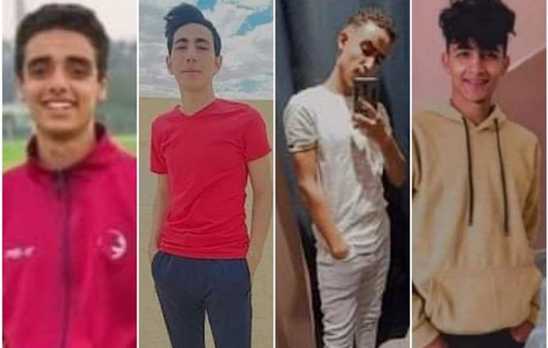 المتهم كريم الهواري وسيارته بعد التصادم