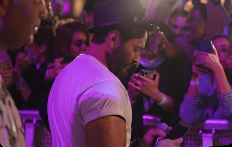 تامر حسني في حفل الرياض 