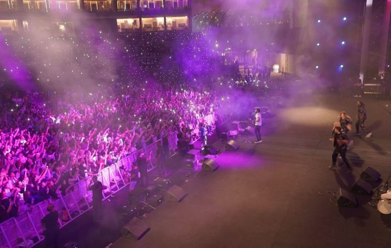 تامر حسني في حفل الرياض 