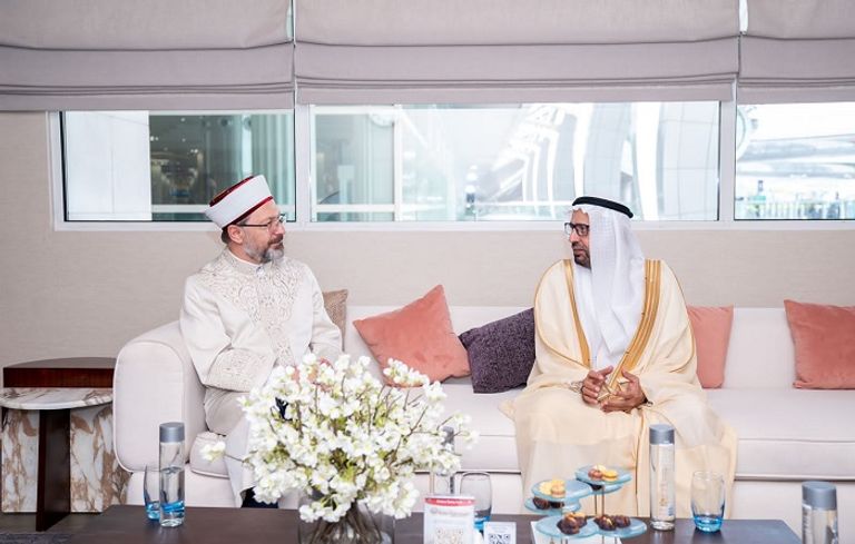 النعيمي ووزير الأوقاف المصري