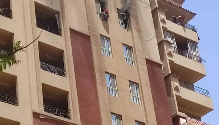 البناية التي شهدت الحادث المأساوي