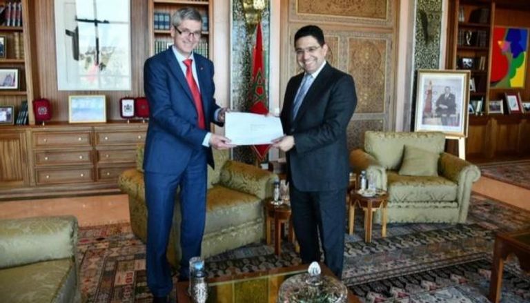 ناصر بوريطة، وزير الخارجية المغربي والسفير الألماني الجديد