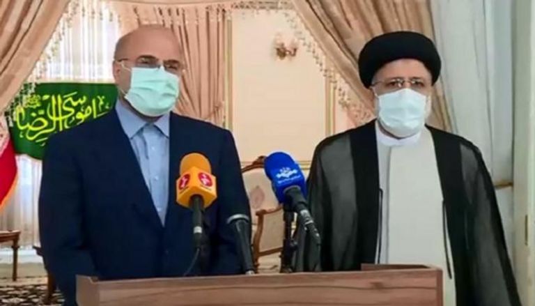 إبراهيم رئيسي ومحمد قاليباف ميثم نيلي مدير وكالة أنباء رجا نيوز