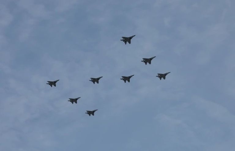 طائرة بوتين "يوم القيامة" تحلق فوق موسكو