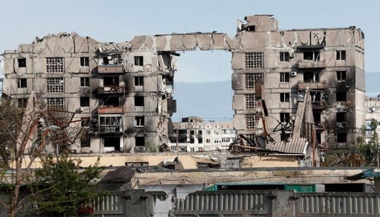 ماريوبول تعرضت لدمار واسع جراء القصف الروسي- رويترز