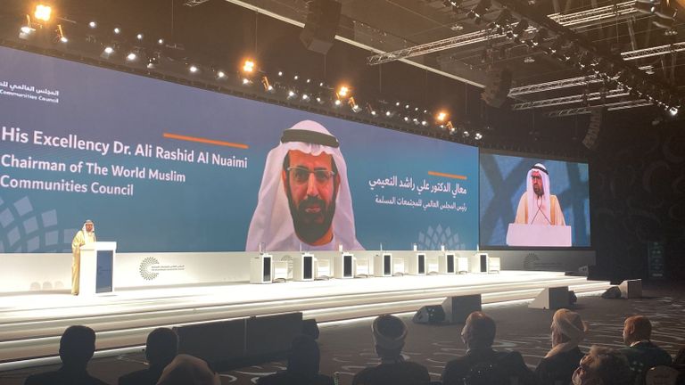 الدكتور علي راشد النعيمي رئيس المجلس العالمي للمجتمعات المسلمة