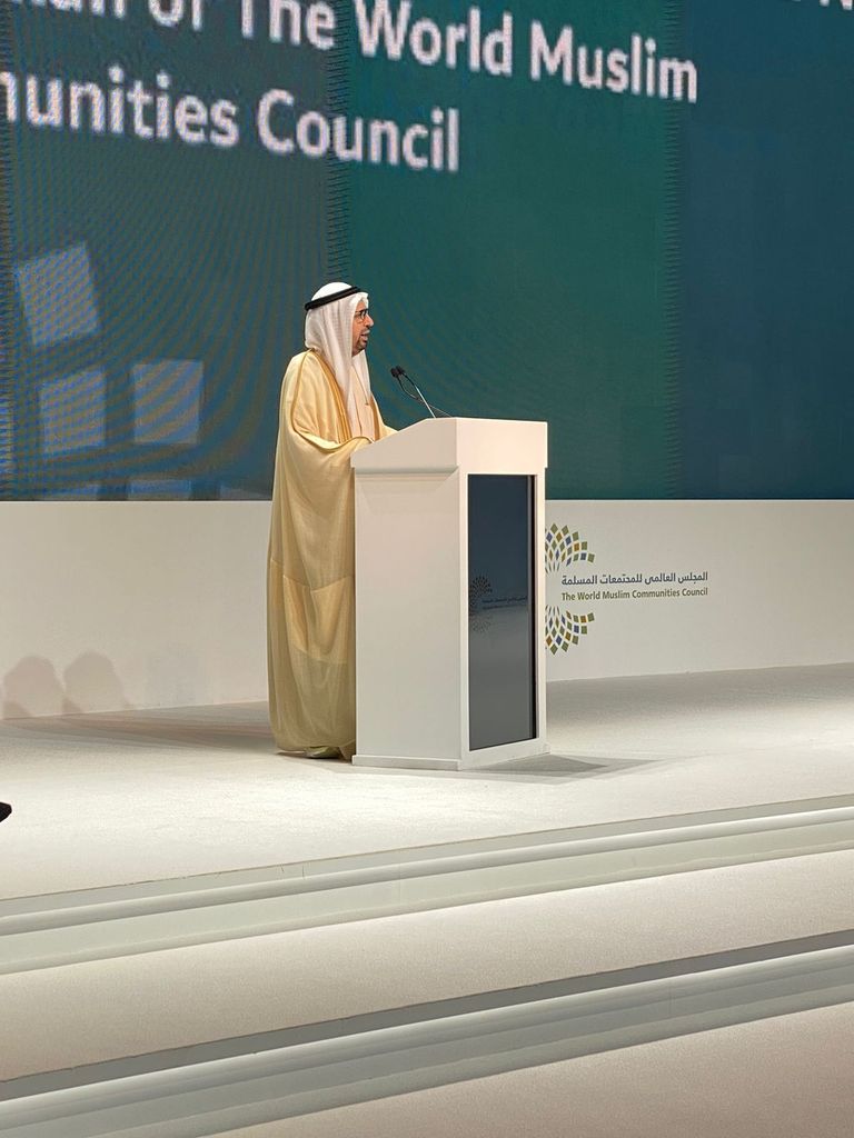 الدكتور علي راشد النعيمي رئيس المجلس العالمي للمجتمعات المسلمة