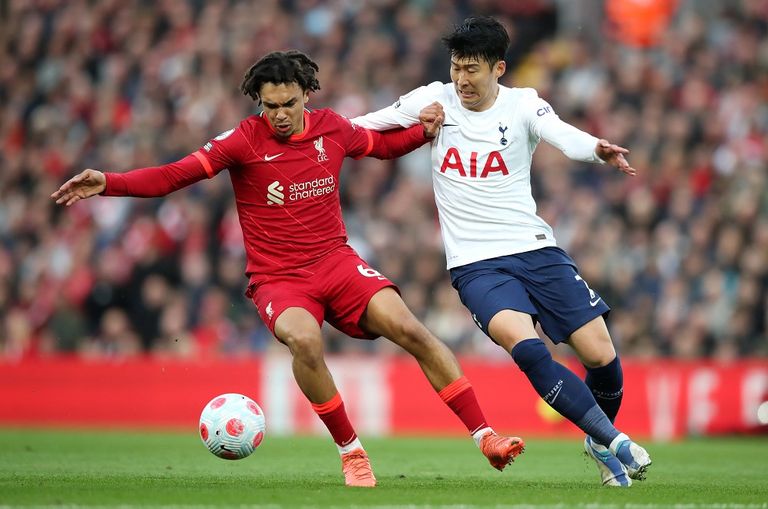 من مباراة ليفربول وتوتنهام