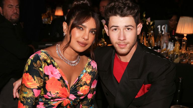 الممثلة بريانكا شوبرا وزوجها نيك جوناس