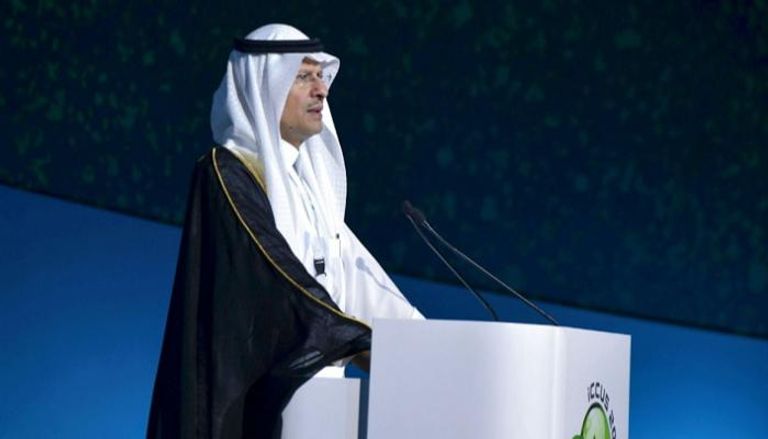 وزير الطاقة السعودي خلال كلمته في قمة للطيران بالرياض