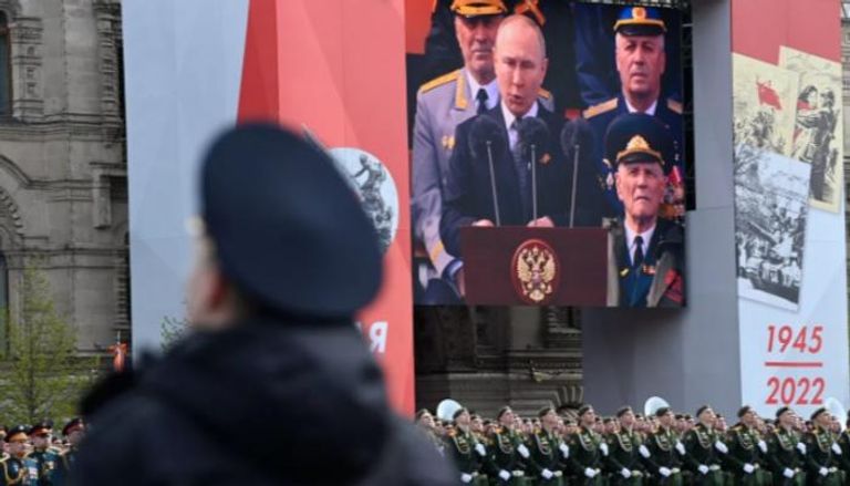 بوتين خلال خطاب النصر