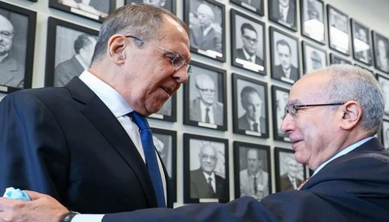 لقاء سابق بين وزيري خارجية الجزائر وروسيا بموسكو - أرشيفية