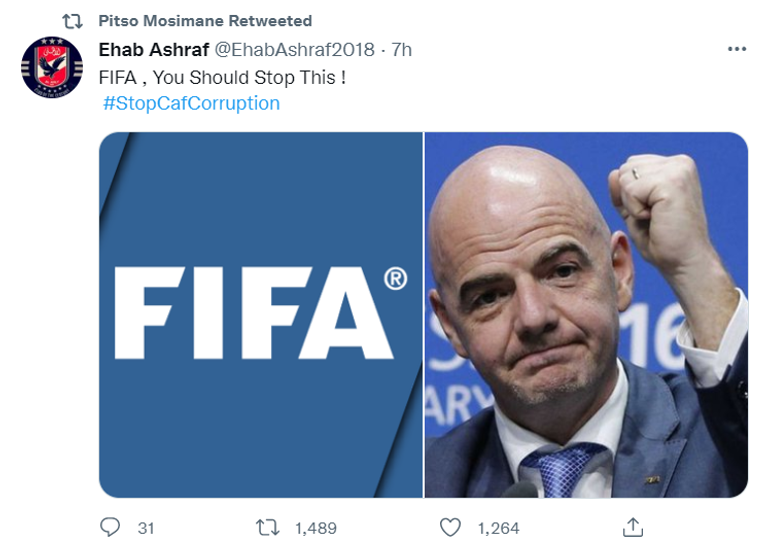 بيتسو موسيماني مدرب الأهلي المصري