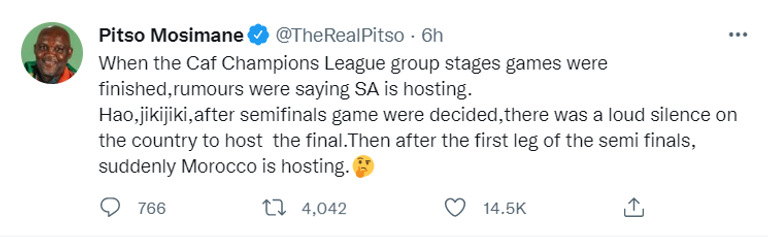 بيتسو موسيماني مدرب الأهلي المصري