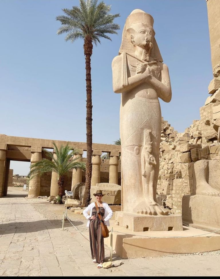 نسرين طافش في مدينة الأقصر