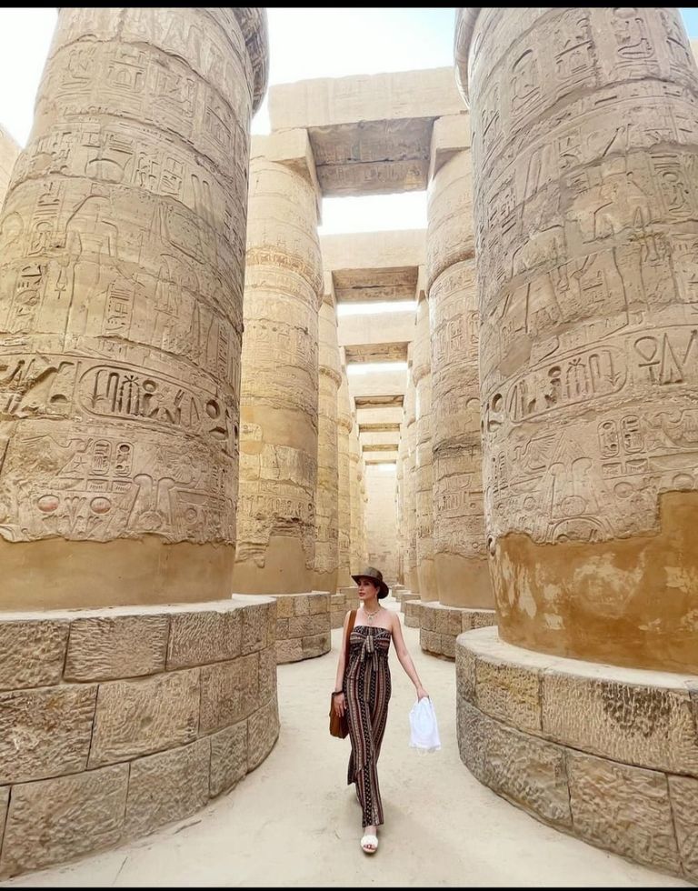 نسرين طافش في مدينة الأقصر