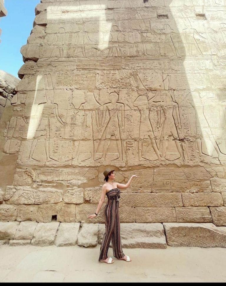 نسرين طافش في مدينة الأقصر