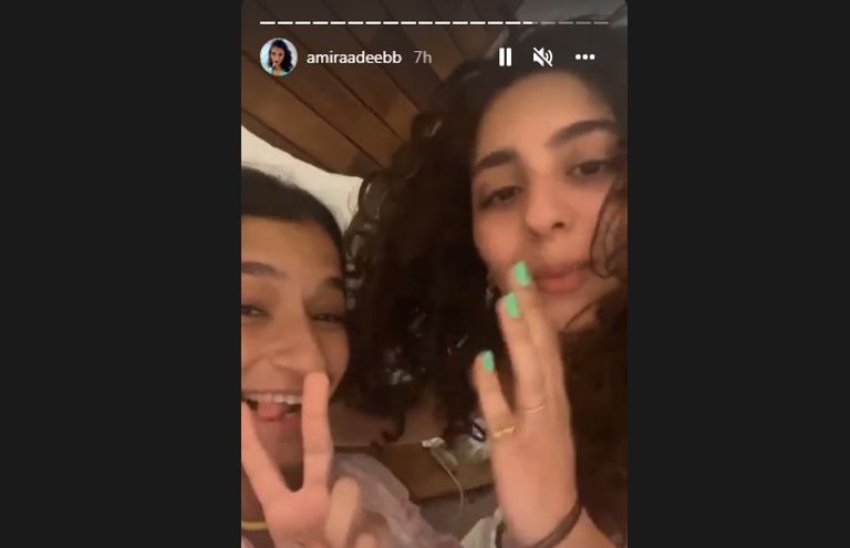 مايان السيد وأميرة أديب