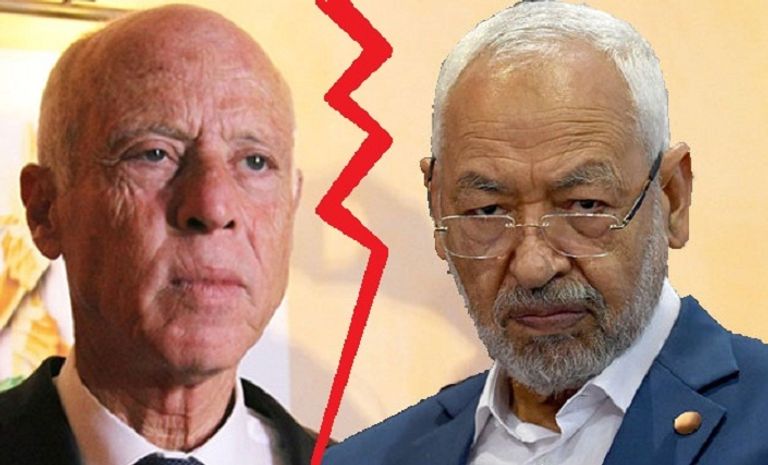 الرئـيس التونسي قيس سعيد والإخواني راشد الغنوشي كتائب الإخوان الإلكترونية في تونس تستهدف اتحاد الشغل بحملات تشويه