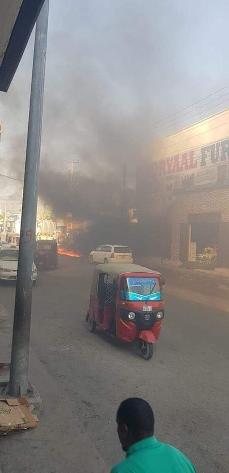 آثار التفجير بمقديشو