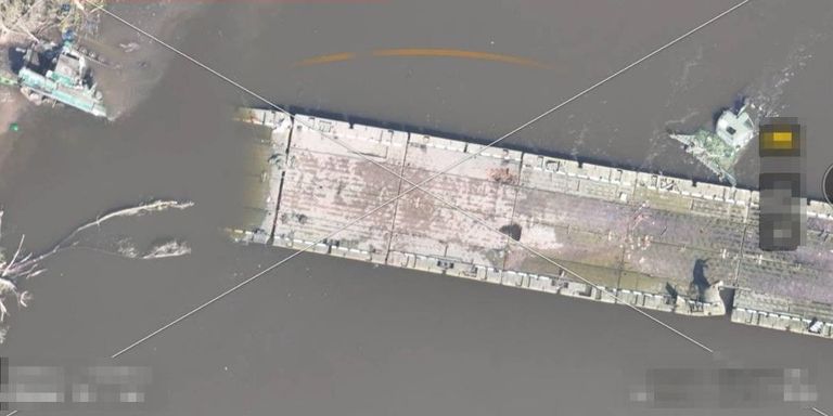 إحدى اللقطات من فوق نهر سيفيرسكي بأوكرانيا