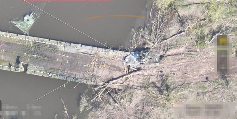 إحدى اللقطات من فوق نهر سيفيرسكي بأوكرانيا