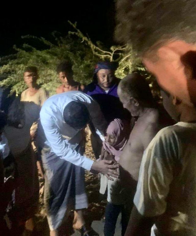 حريق في مخيم للنازحين غرب اليمن