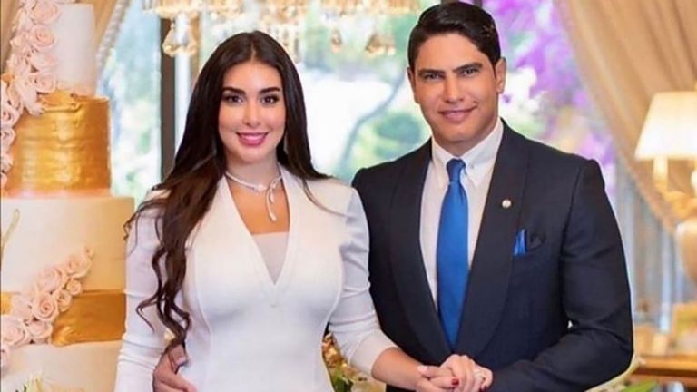 رجل الأعمال أحمد أبوهشيمة والفنانة ياسمين صبري