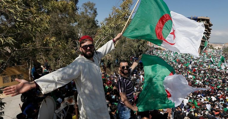 From the demonstrations of the popular movement in Algeria in 2019 - archive