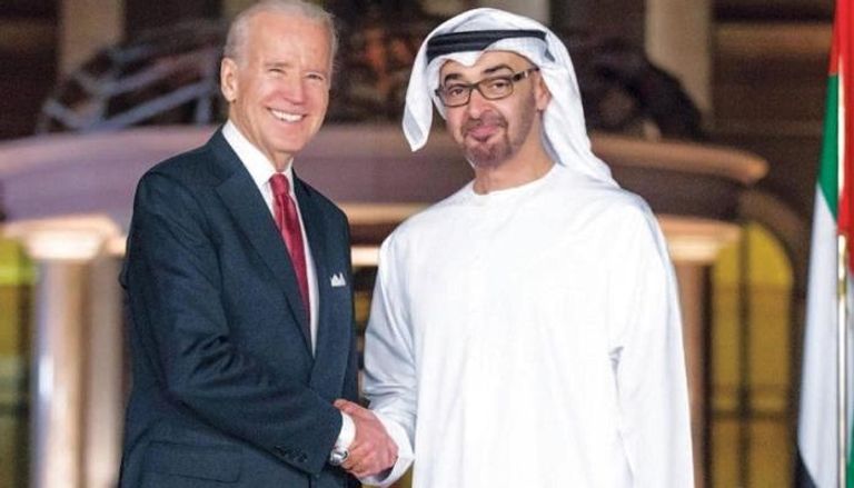 الشيخ محمد بن زايد آل نهيان رئيس الإمارات والرئيس الأمريكي - أرشيفية
