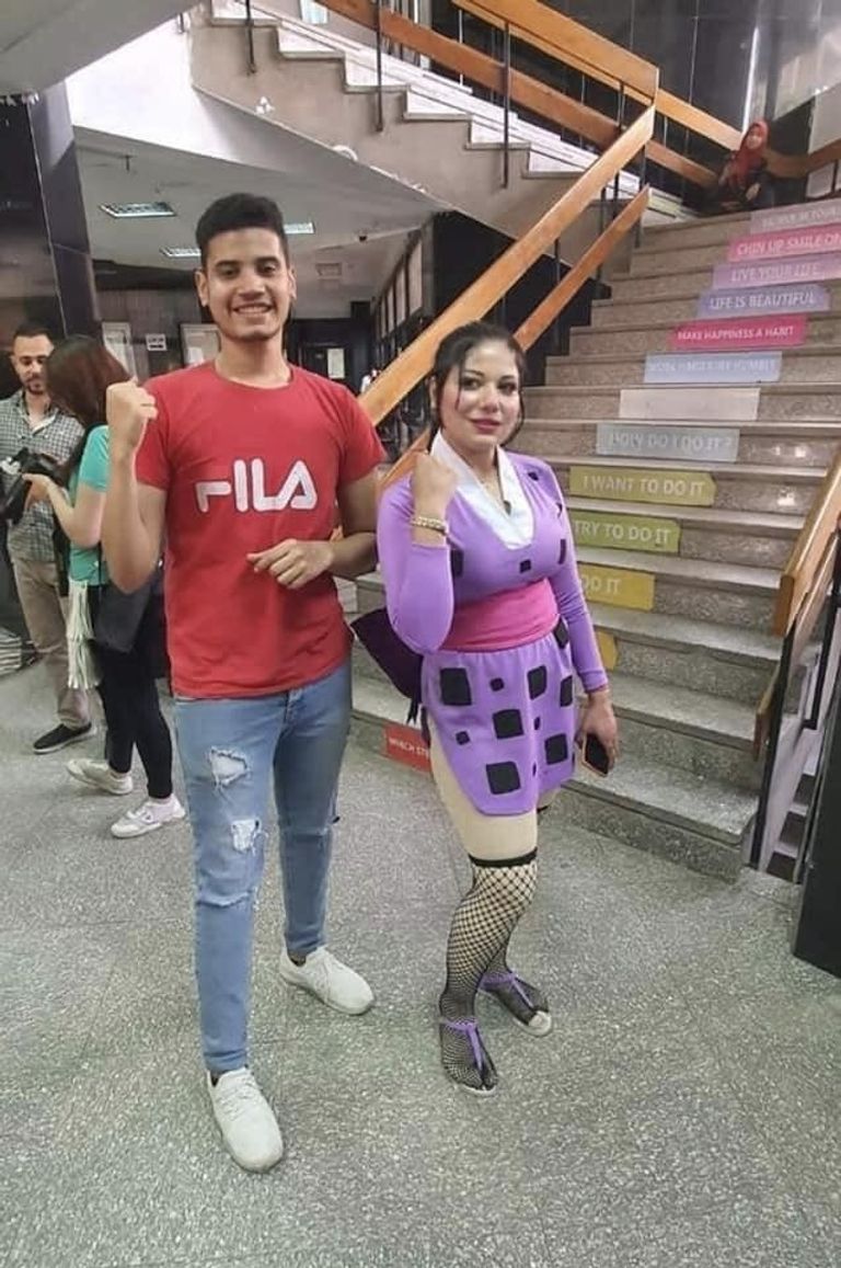 جانب من الفعالية الطلابية المثيرة للجدل