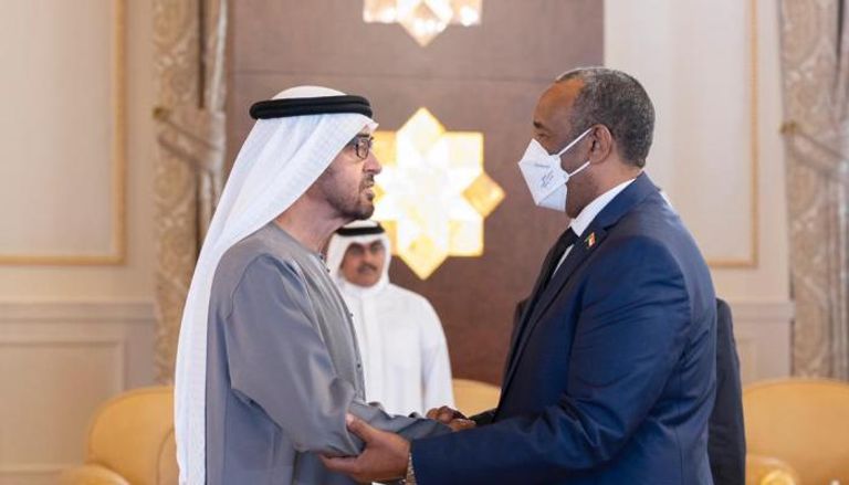 رئيس الإمارات ورئيس مجلس السيادة السوداني