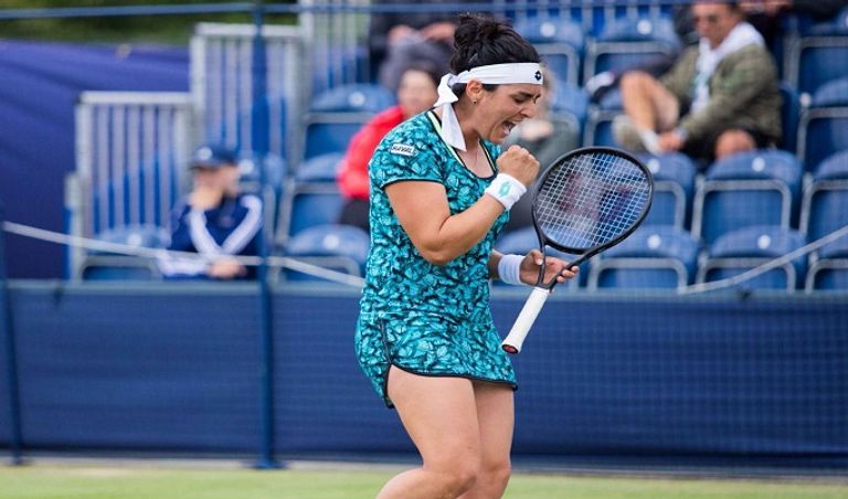 أنس جابر البطلة التونسية أنس جابر