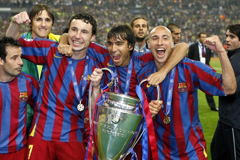 برونكهورست توج بدوري أبطال أوروبا 2006 مع برشلونة