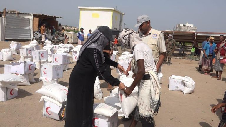 الهلال الأحمر الإماراتي باليمن