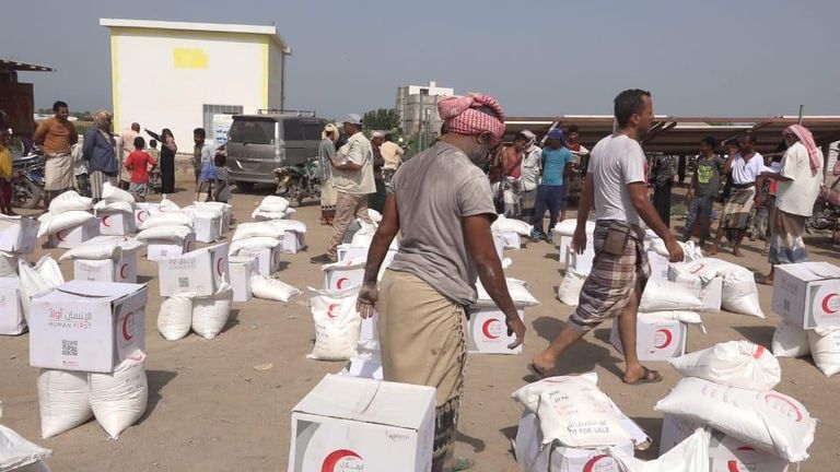 الهلال الأحمر الإماراتي باليمن