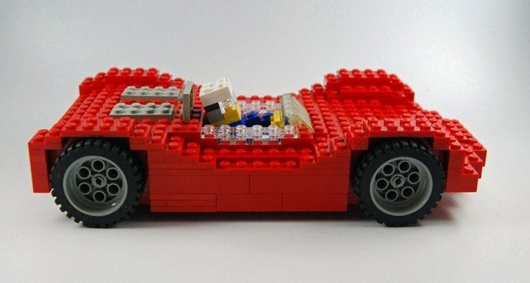 ليجو LECA Automobile قطع ليجو سفينة الفضاء