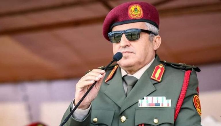 اللواء خالد المحجوب مدير إدارة التوجيه المعنوي بالجيش الليبي 