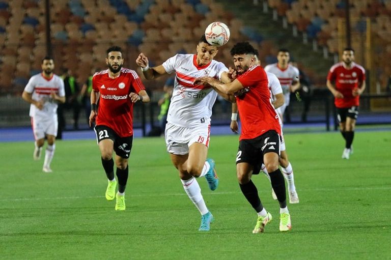 من مباراة الزمالك وطلائع الجيش في الدوري المصري من مباراة الزمالك وطلائع الجيش في الدوري المصري