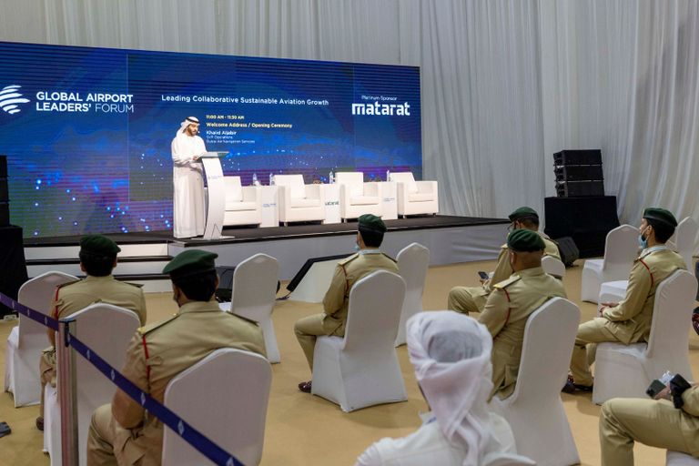 مؤتمر تطوير المطارات مطار دبي الأكثر ازدحاما بالمسافرين الدوليين