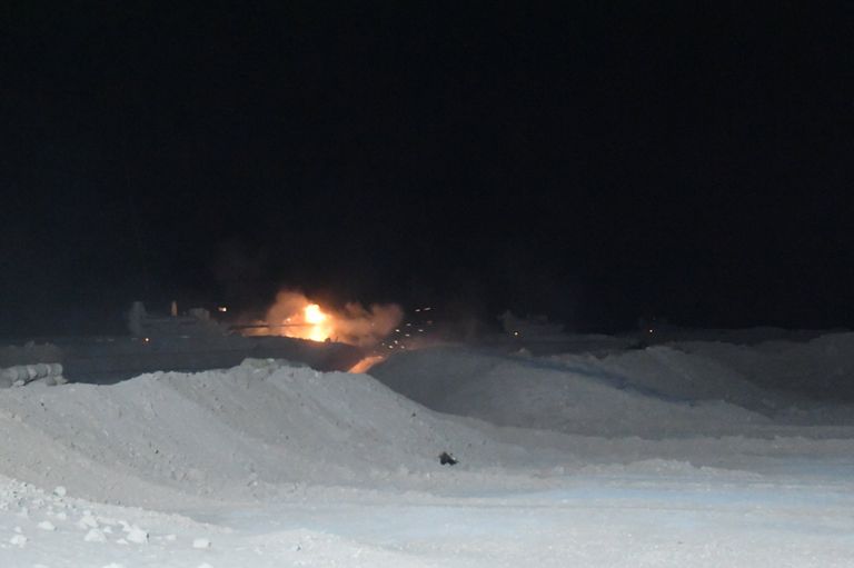 مناورات ردع 2022 للجيش الجزائري قائد الجيش الجزائري خلال إشرافه على مناورات ردع 2022