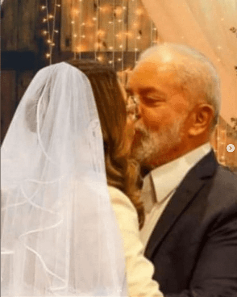 جانب من حفل زفاف لولا دا سيلفا