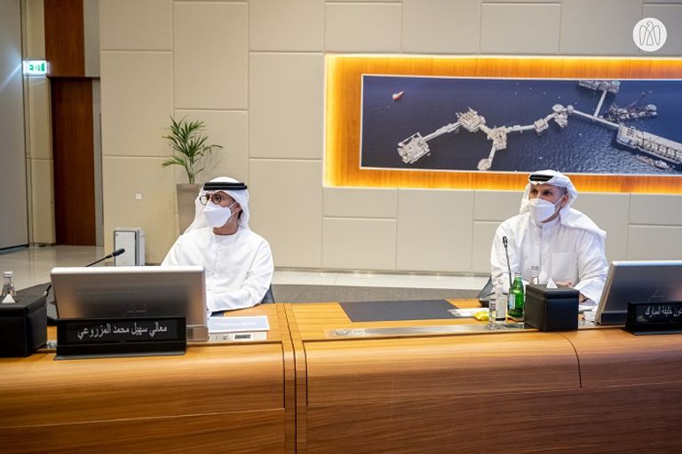 الشيخ خالد بن محمد بن زايد آل نهيان- اجتماع أدنوك