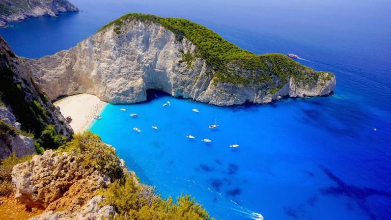 جزيرة زاكينثوس في اليونان