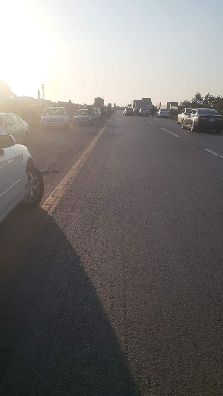 إغلاق الطريق الساحلية بين ليبيا وتونس